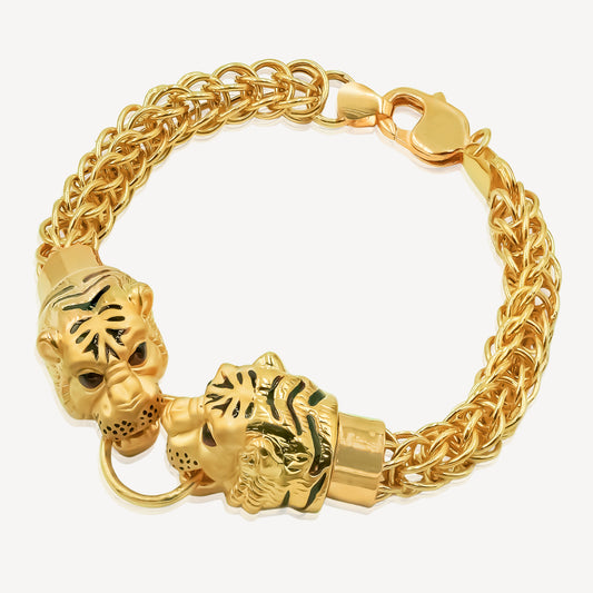 916 Gold Mega Tiger Bracelet