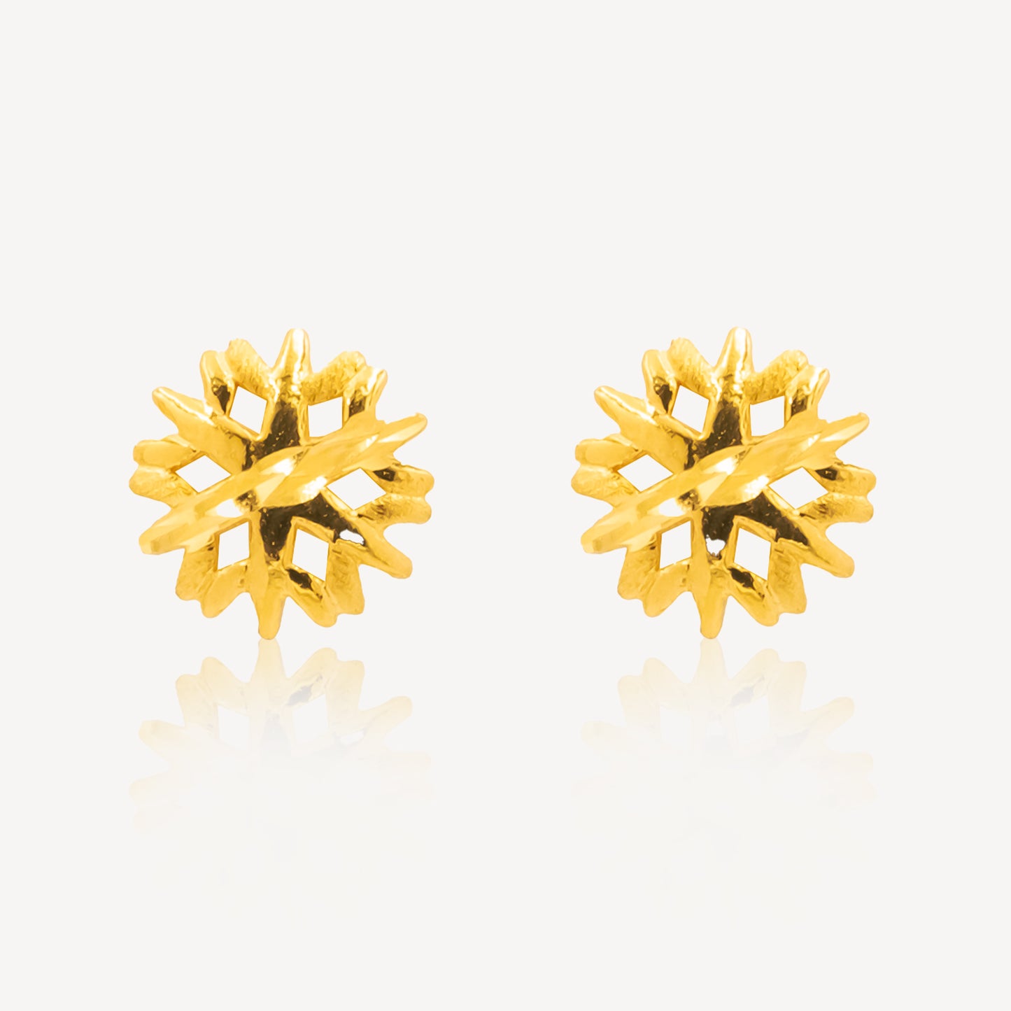 916 Gold Delicate Ear Studs
