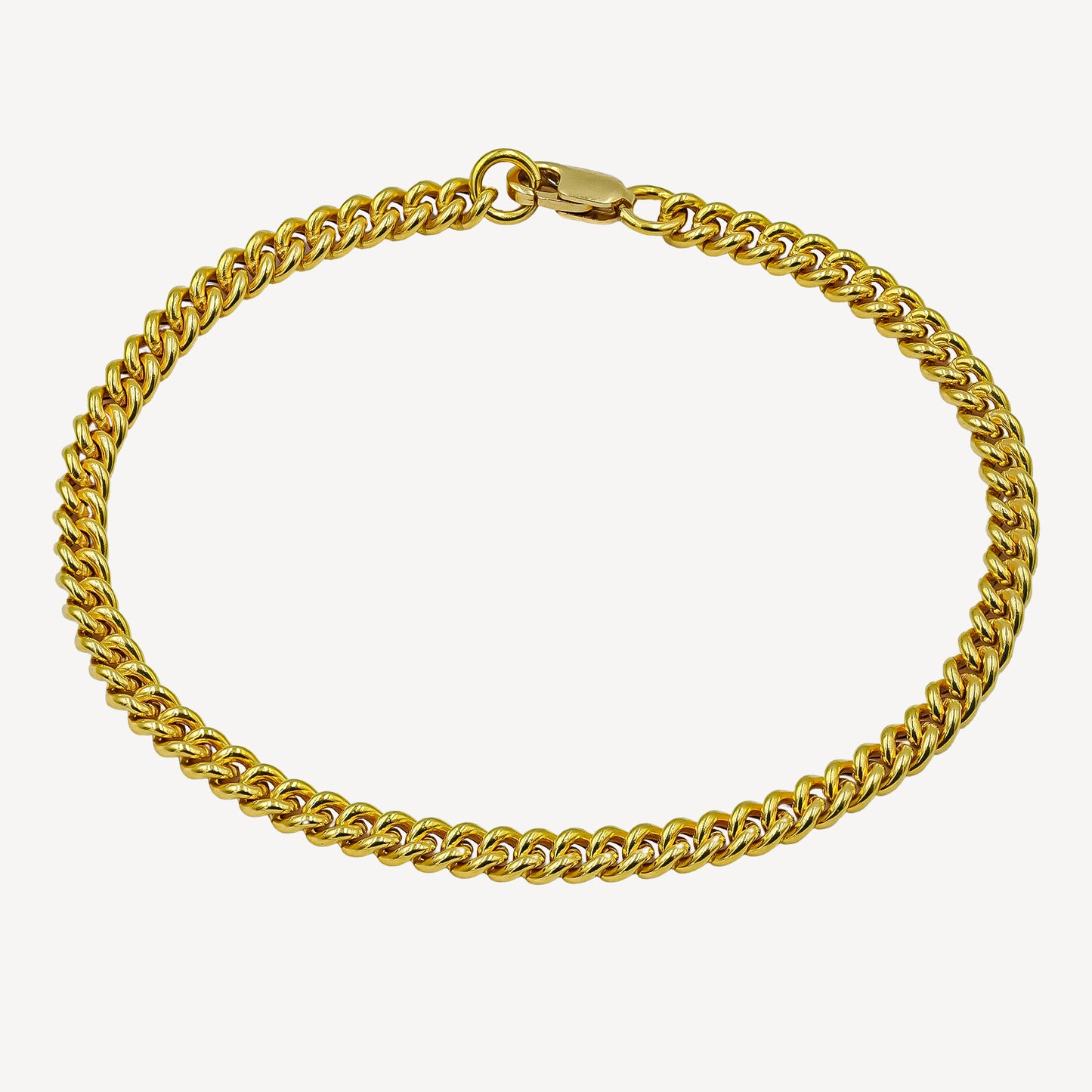 916 Gold Fishbone Bracelet (5mm/5.5mm)