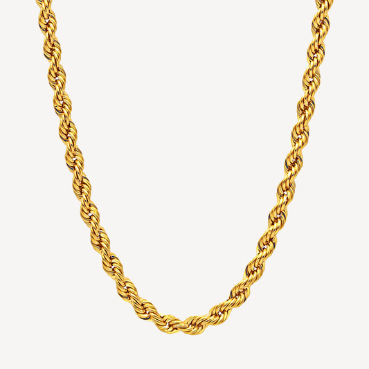 916 Gold Hollow Rope Chain (1.5mm & 2mm Series) 18/20/22/24 Inches