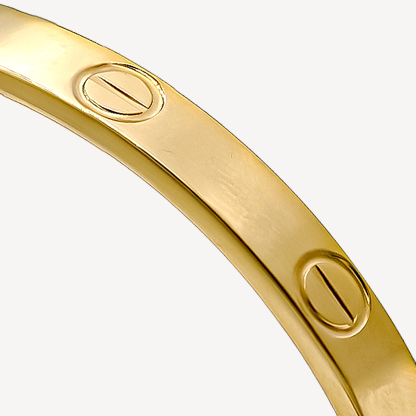 916 Gold Love Bangle