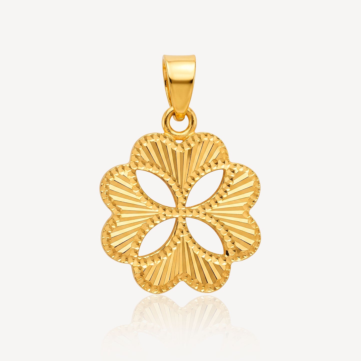 916 Gold Aurelia Bloom Pendant