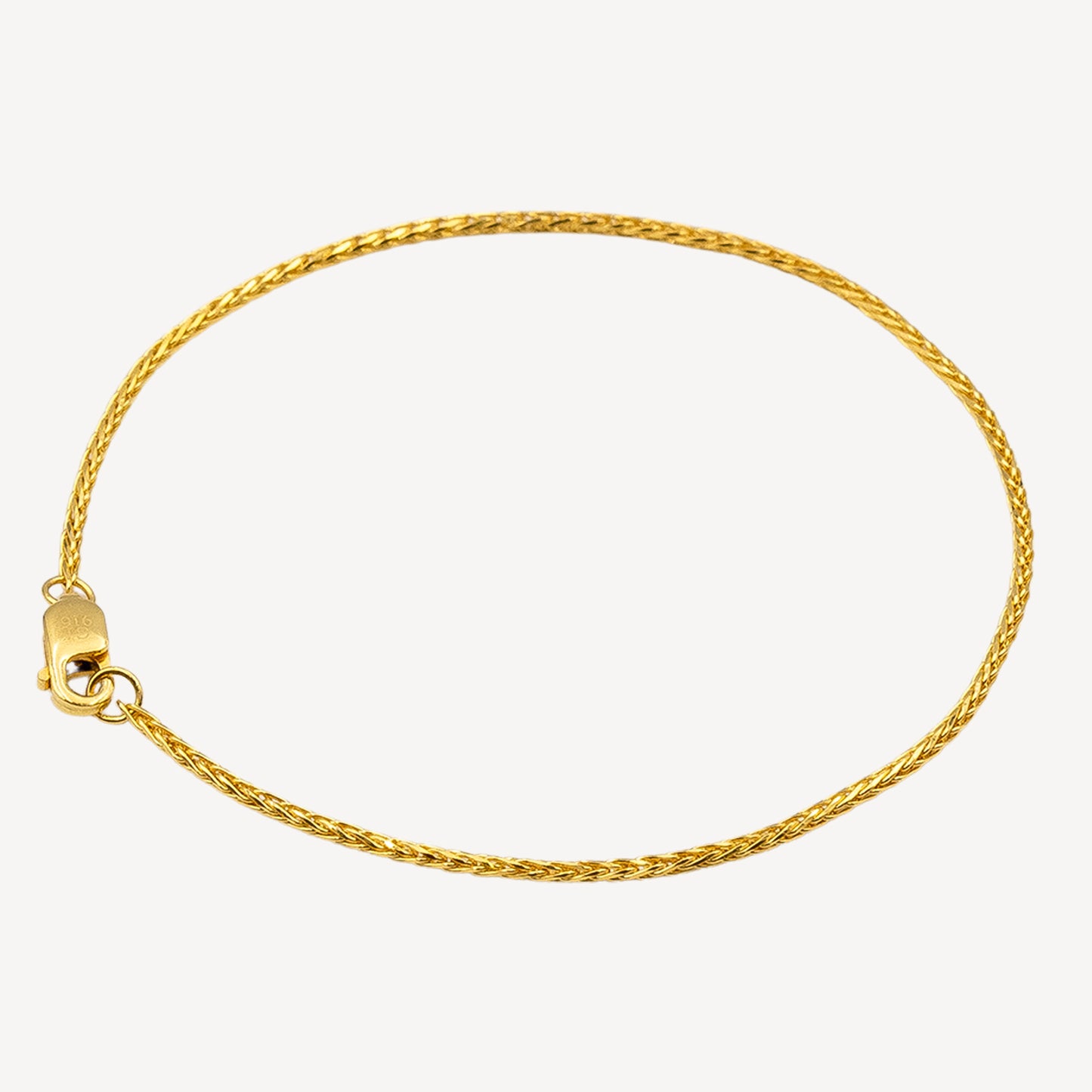 916 Gold Elegant Paddy Bracelet