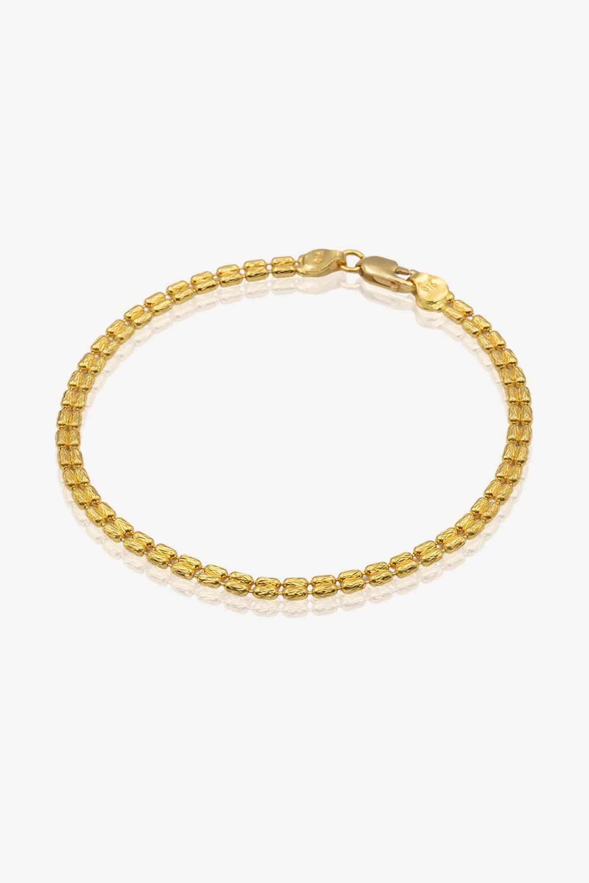 916 gold elegant radiant bracelet for woman
