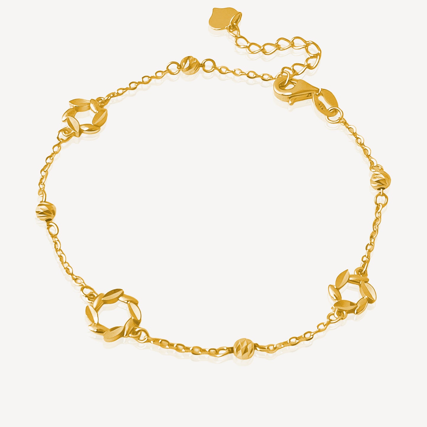 916 Gold Fashion Round Bracelet