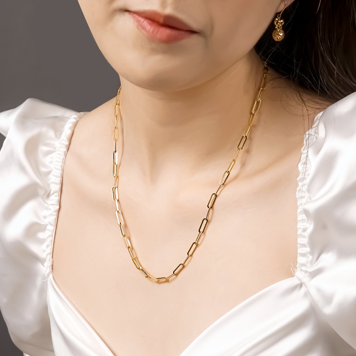 916 Gold Mega Link Clips Chain