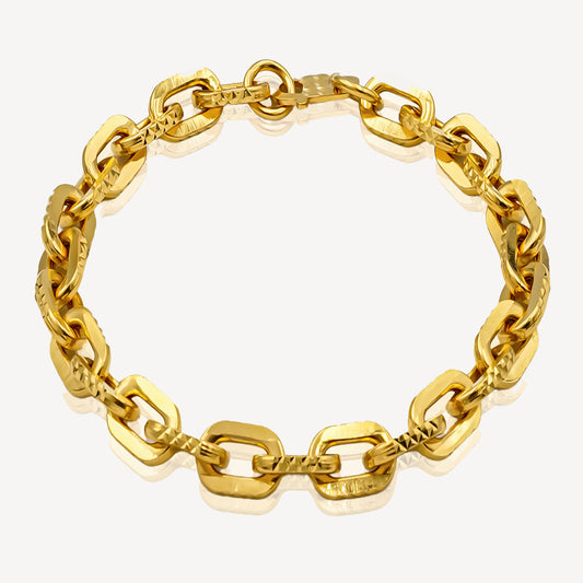 916 Gold Mega Elegant Wan Zi Bracelet