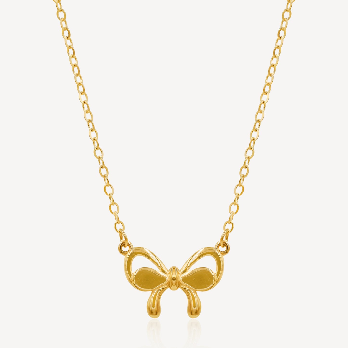 916 Gold Butterfly II Necklace