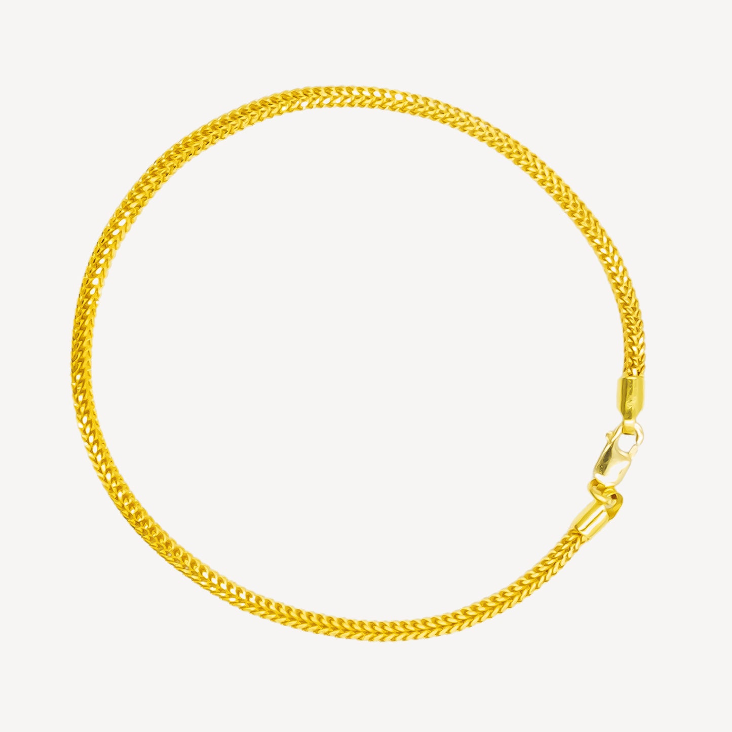 916 Gold Round Bracelet