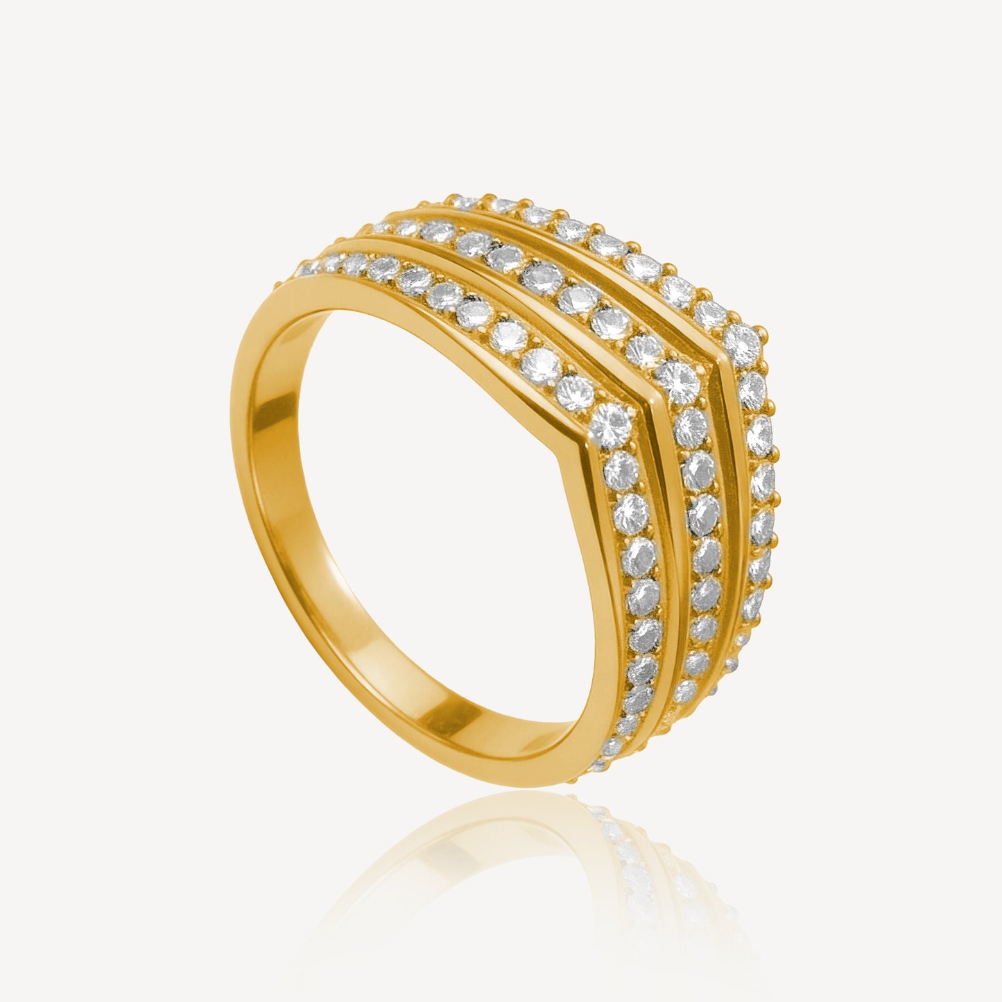 916 Gold Solstice Ring