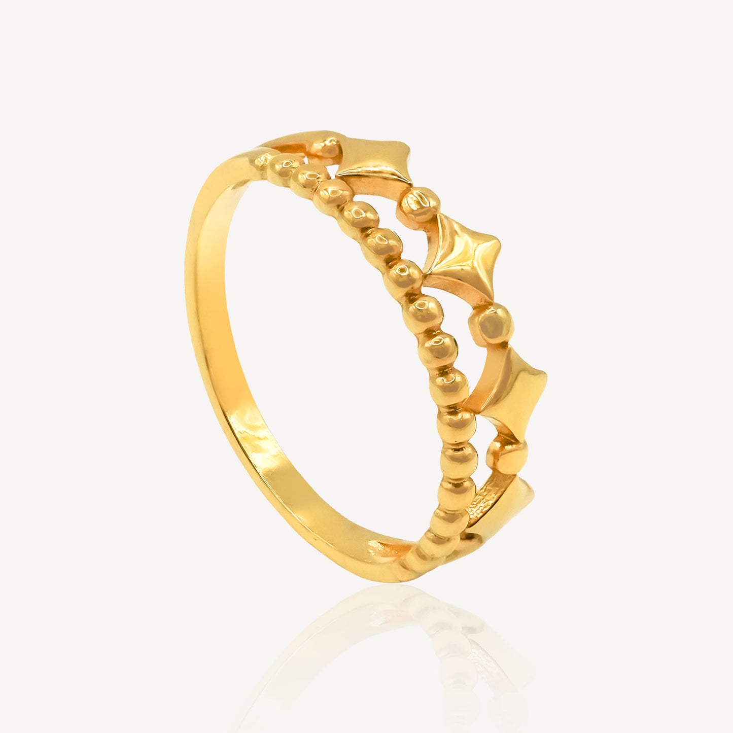 916 Gold Sparkle Ring