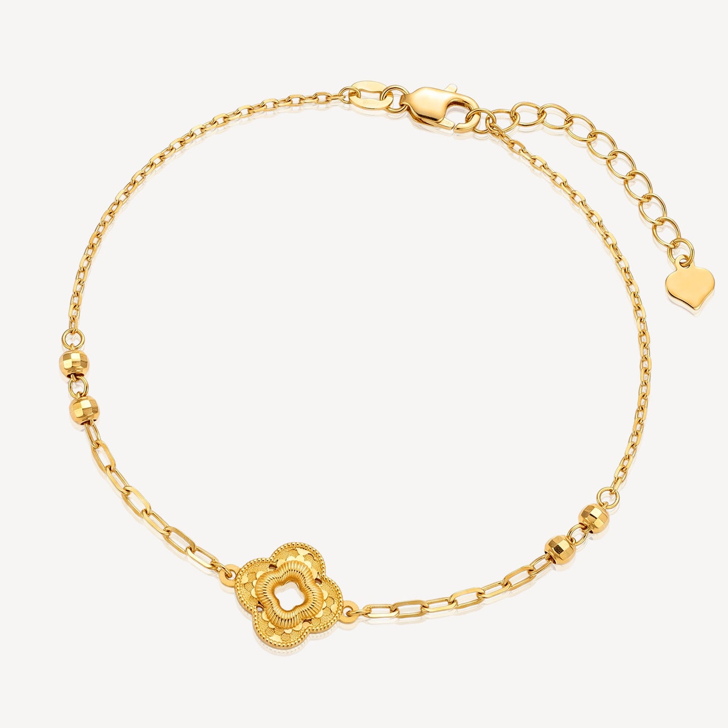 916 Gold Vintage Bloom Bracelet