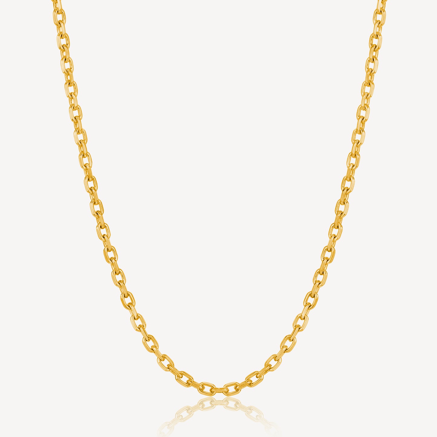 916 Gold Hollow Wan Zi Chain