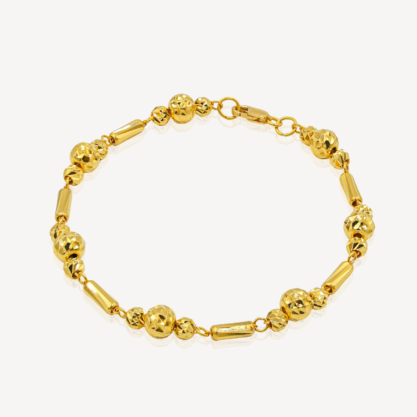 916 Gold Elysium Round Bracelet