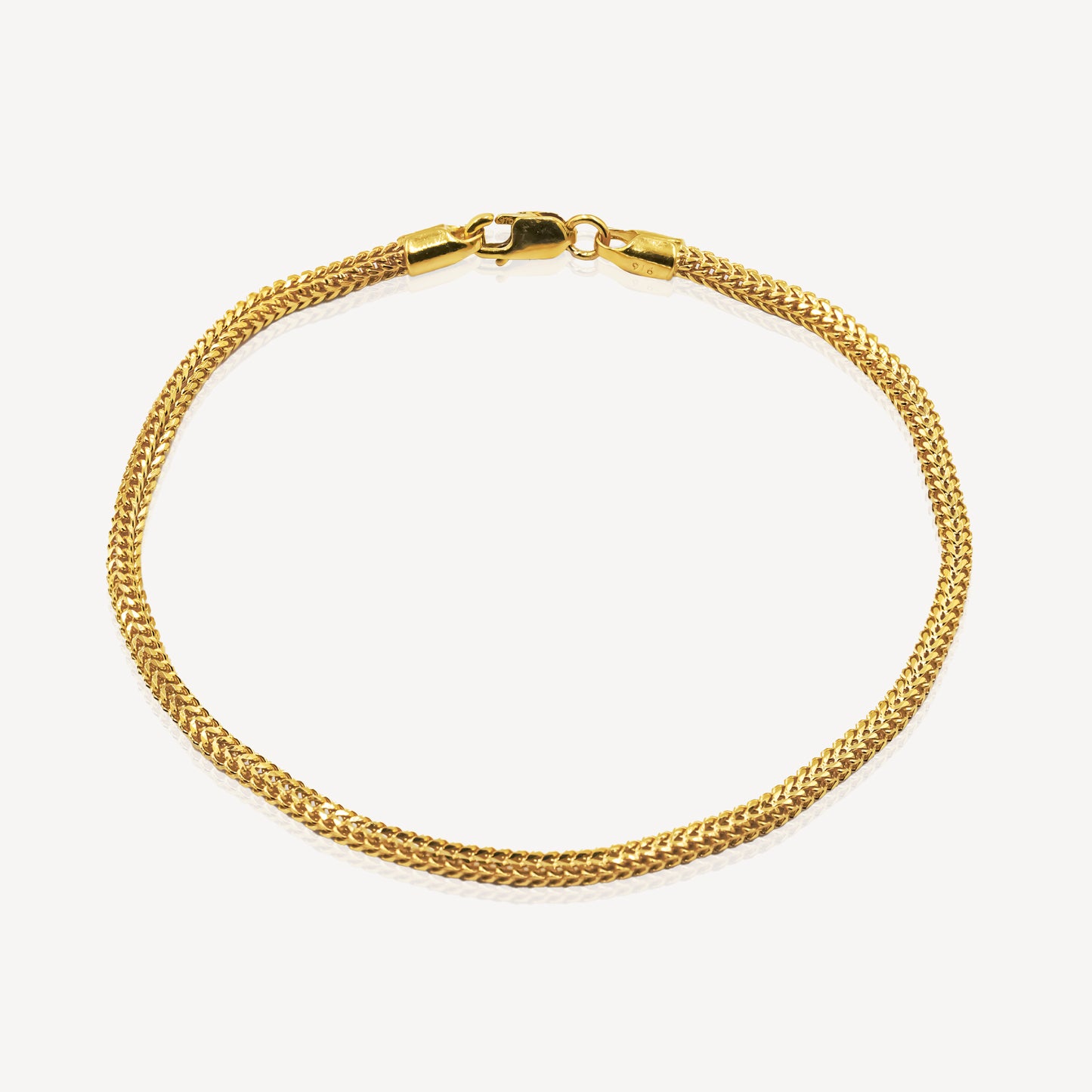 916 Gold Dragon Bracelet (2mm)