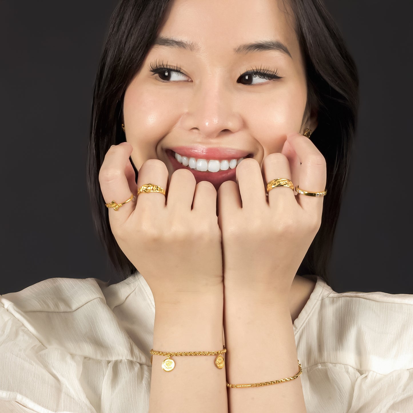 916 Gold Celestara Ring