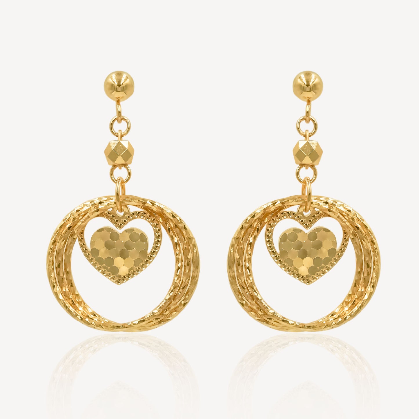 916 Gold Elysse Earrings