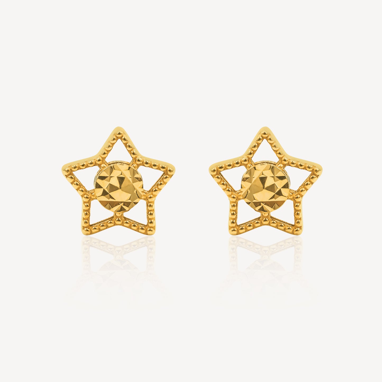 916 Gold Astralis Earrings