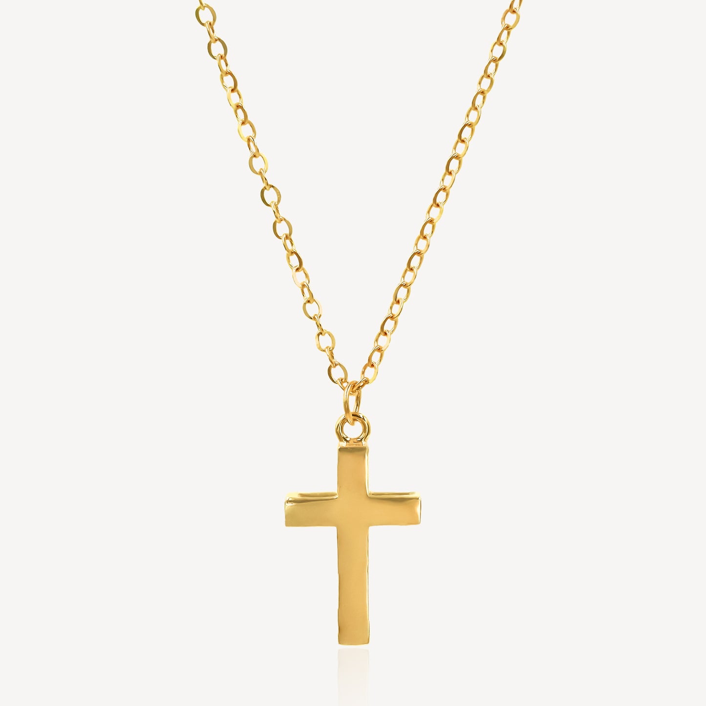 916 Gold Cross Necklace