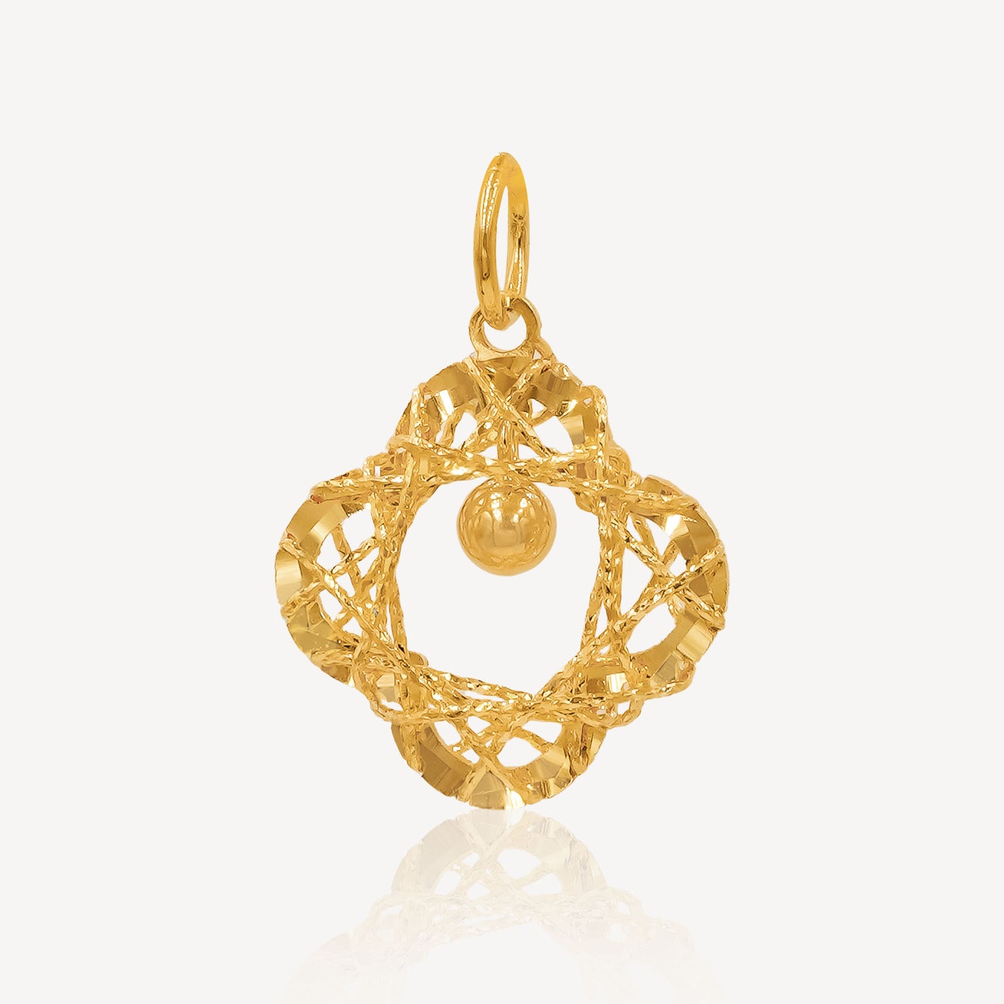 916 Gold Veloura Pendant