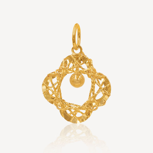 916 Gold Veloura Pendant