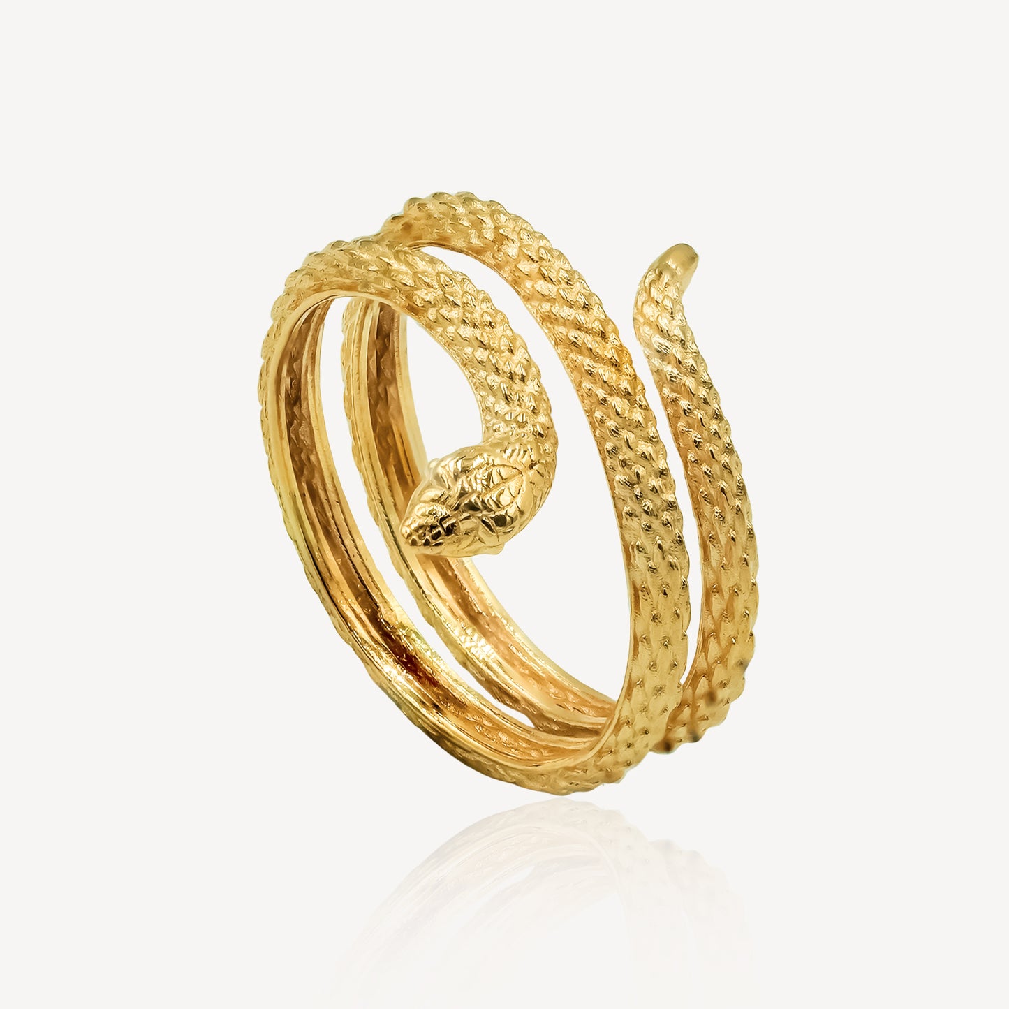 916 Gold Serpentina Ring