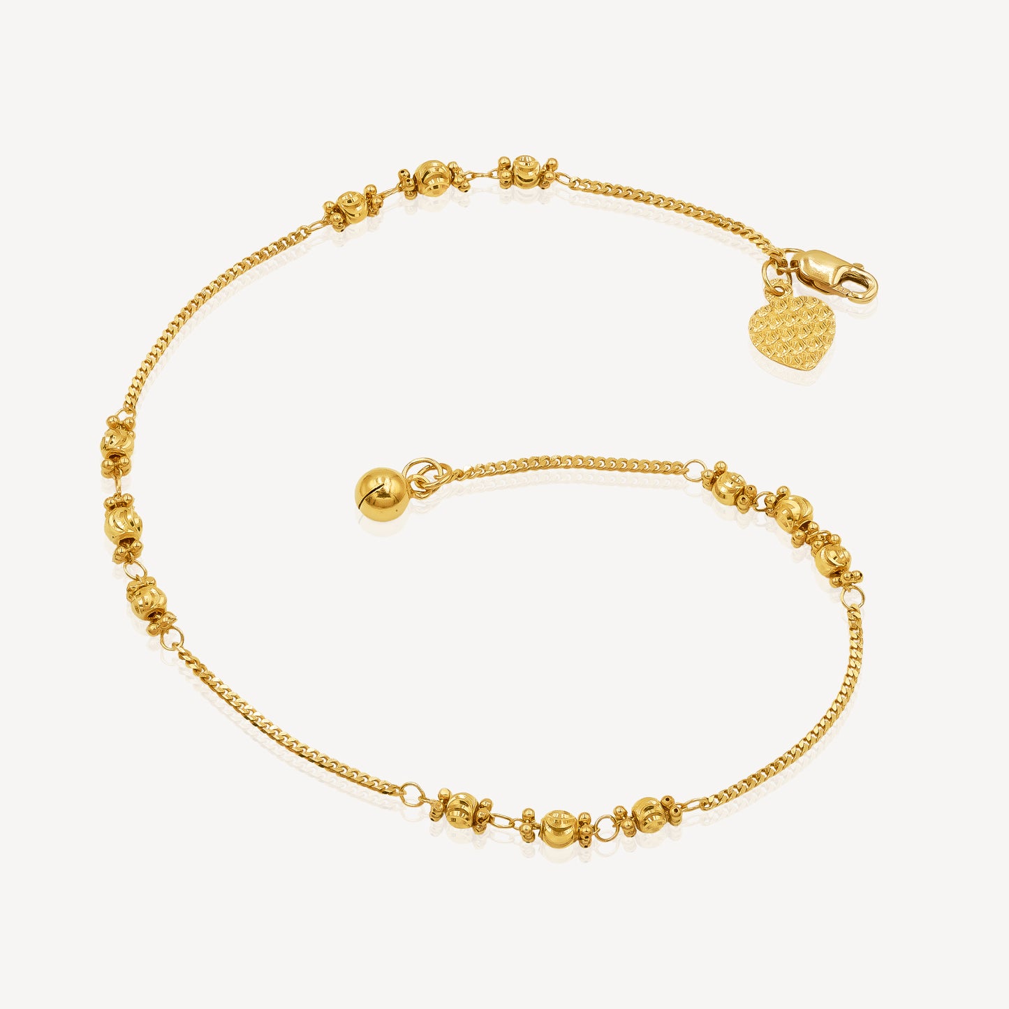 916 Gold Dazzlelink Anklet