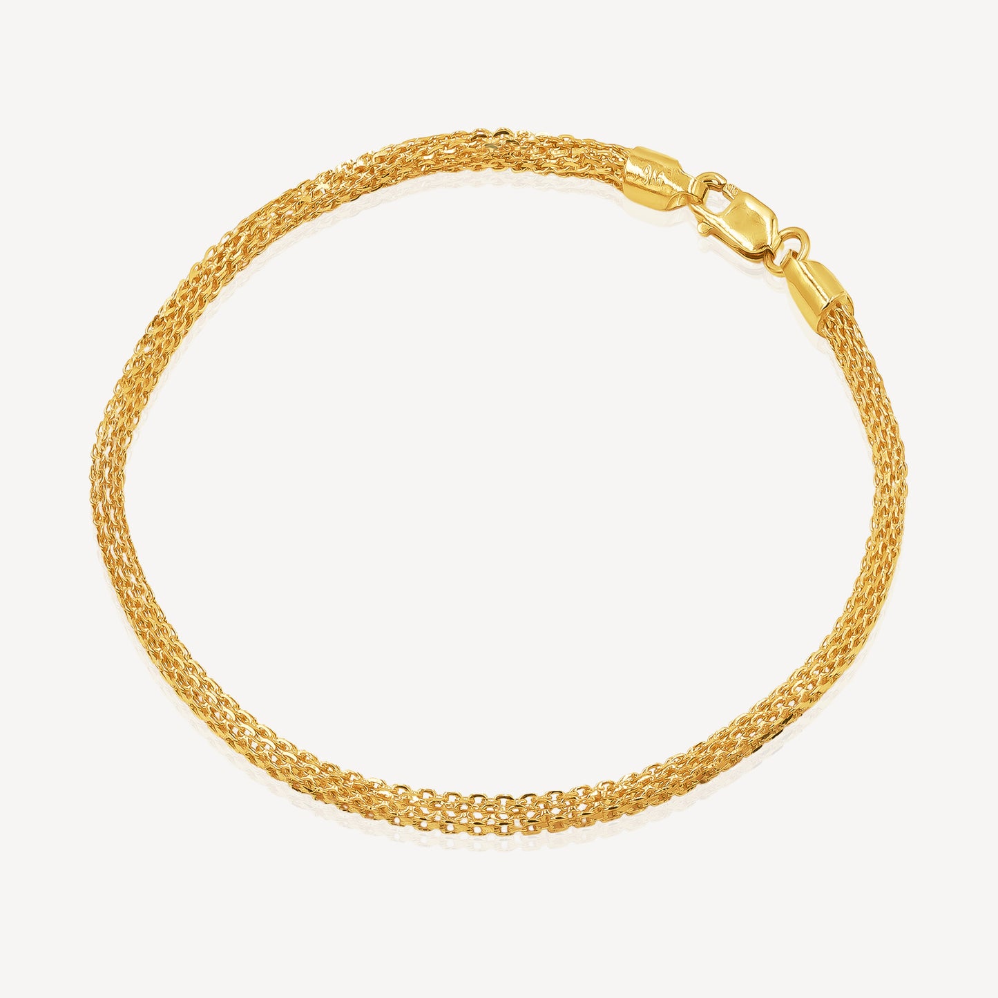 916 Gold Elysian Bracelet (3mm)