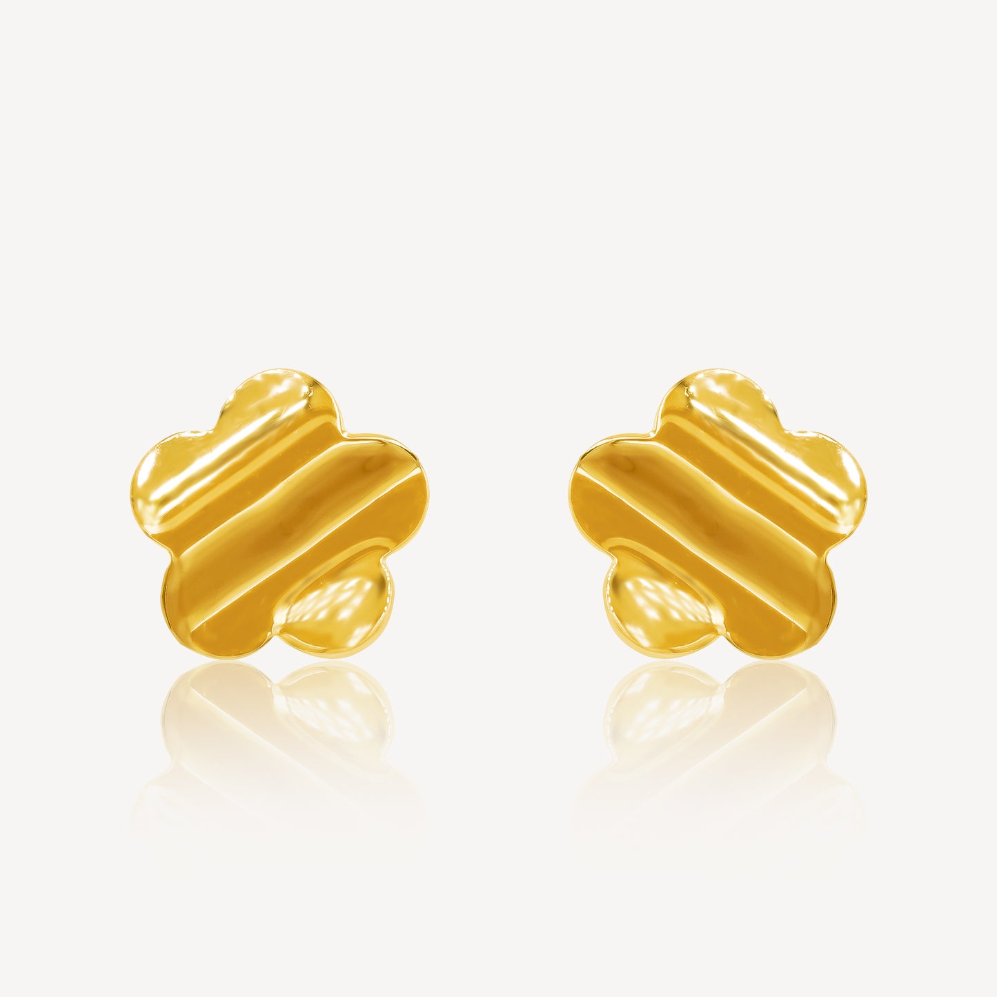 916 Gold Alouette Earrings