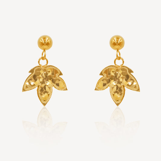 916 Gold Leaves Earrings