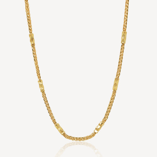 916 Gold Tubular Link Chain