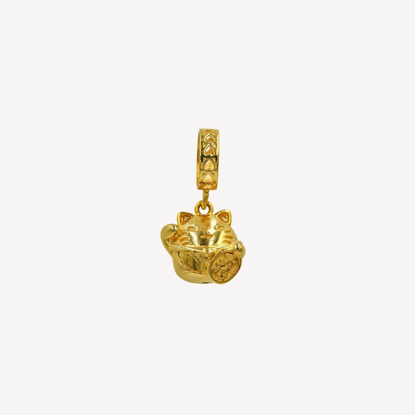 916 Gold Cat Pendant