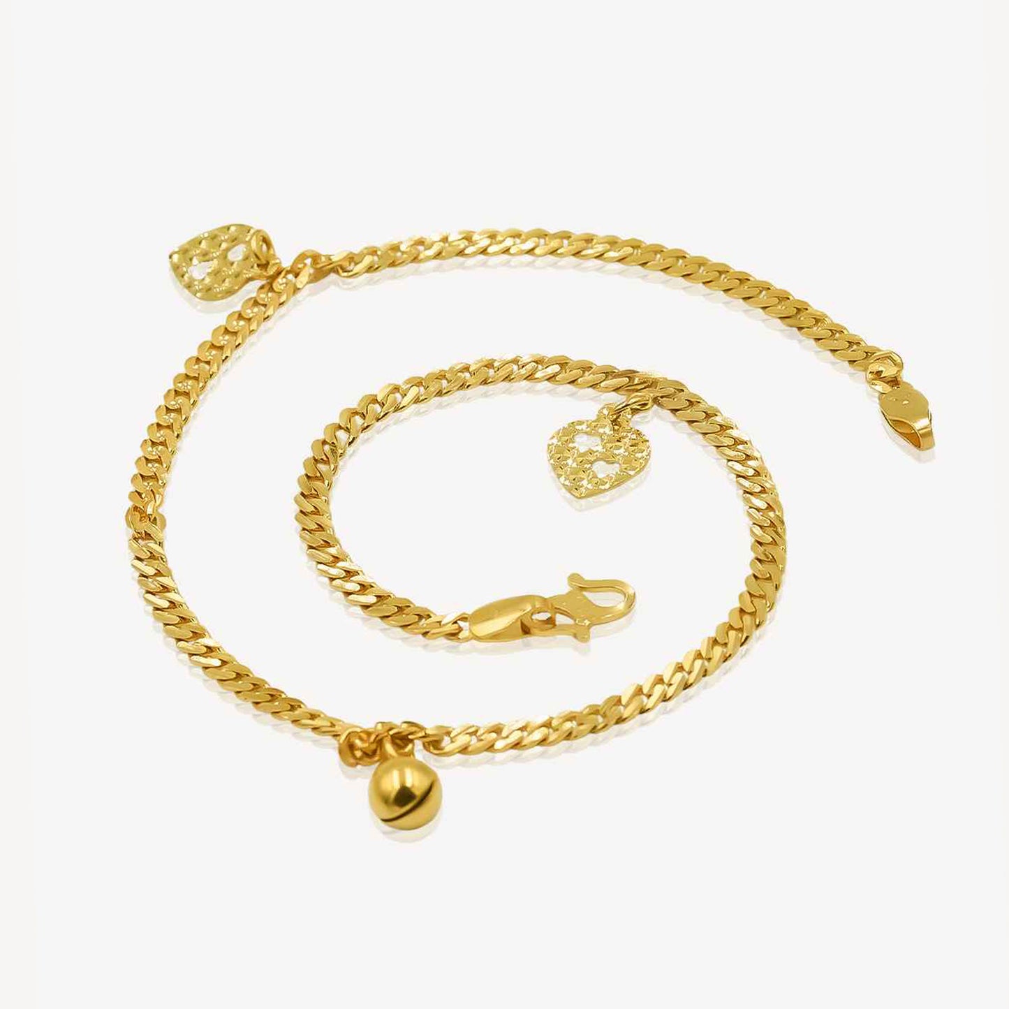 916 Gold Elegant Anklet