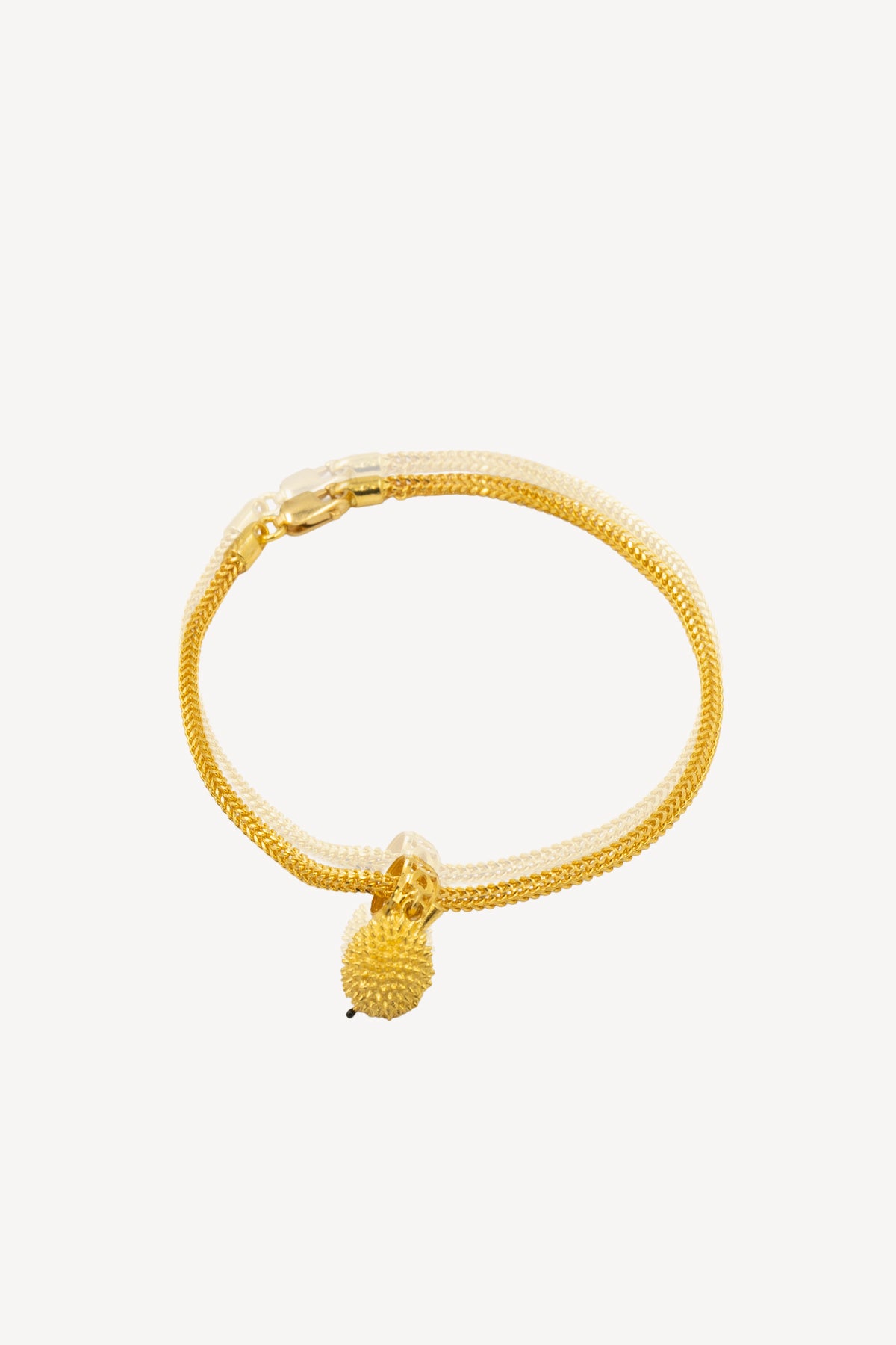 916 Gold Durian Charm