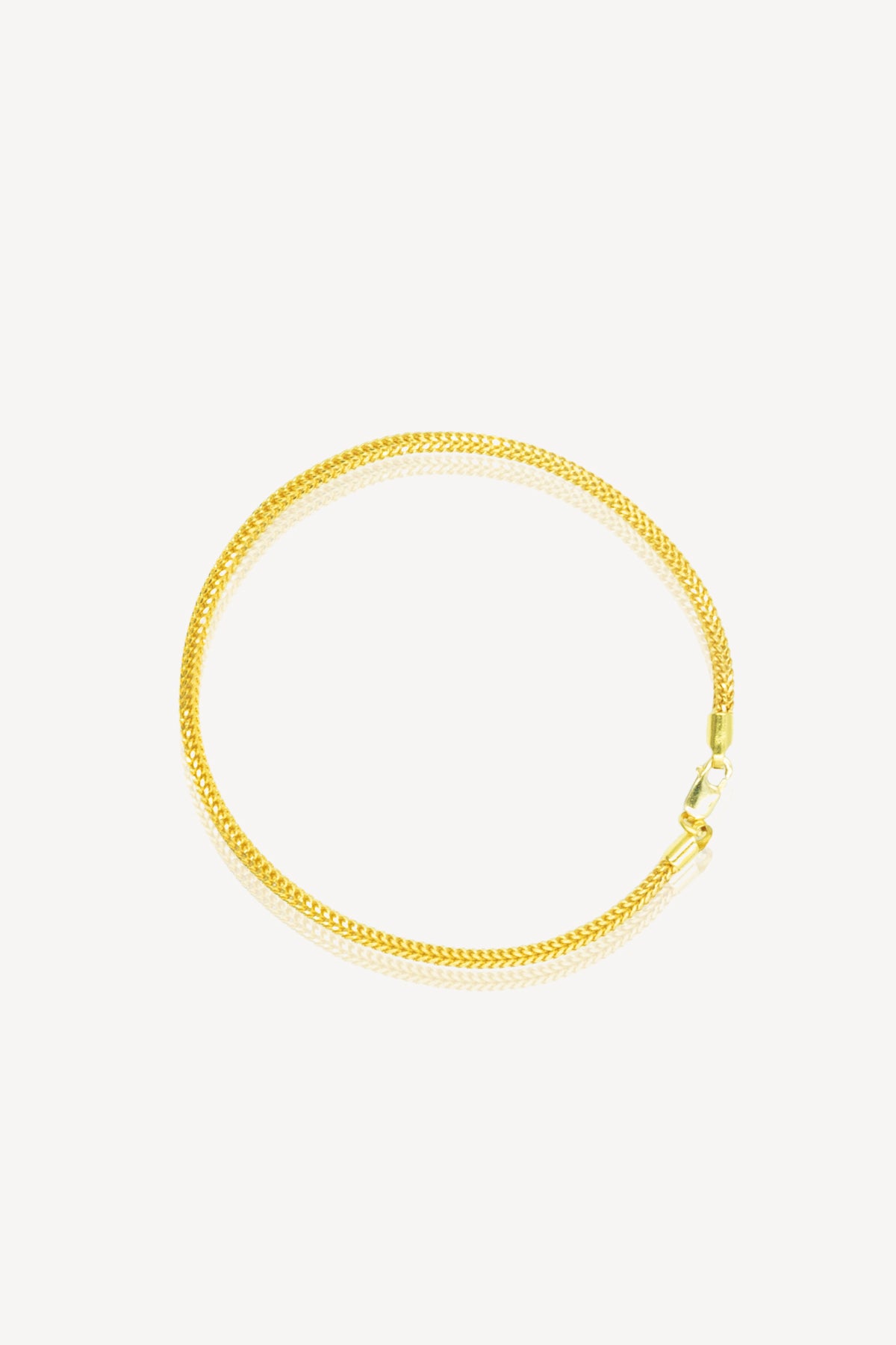 916 gold round bracelet