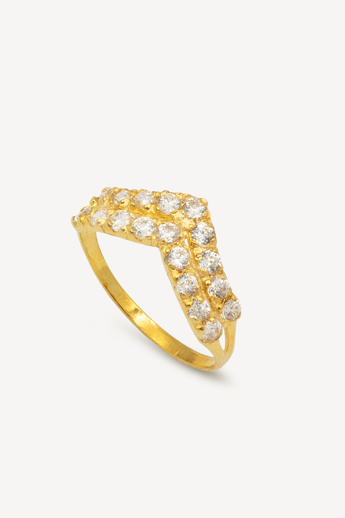 916 Gold Aria Ring