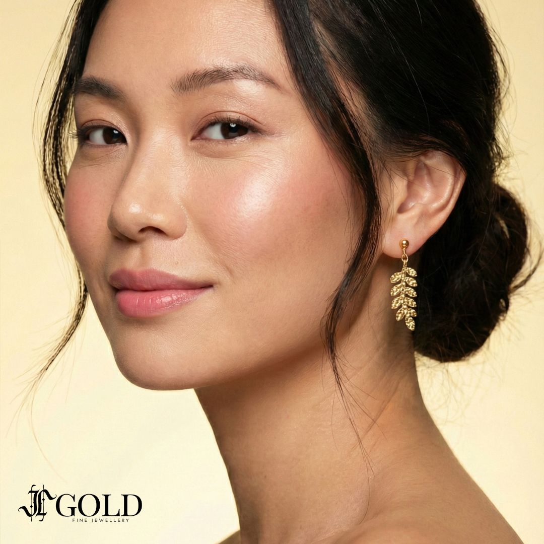 916 Gold Branché Earrings