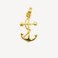 916 Gold Anchor Pendant