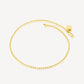 916 Gold Beads Anklet