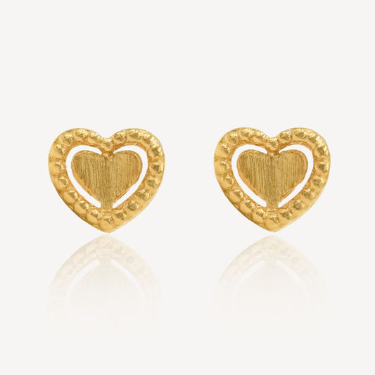 916 Gold Bella Amor Earrings