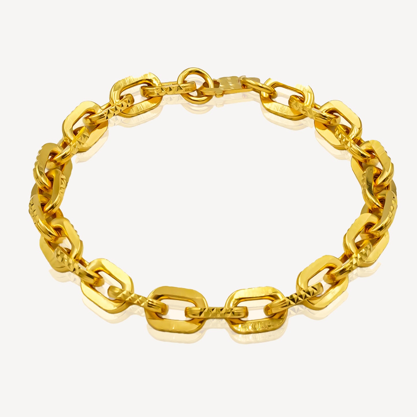 916 Gold Mega Elegant Wan Zi Bracelet