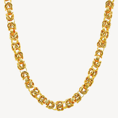 916 Gold Mega Hollow Dragonbone Chain