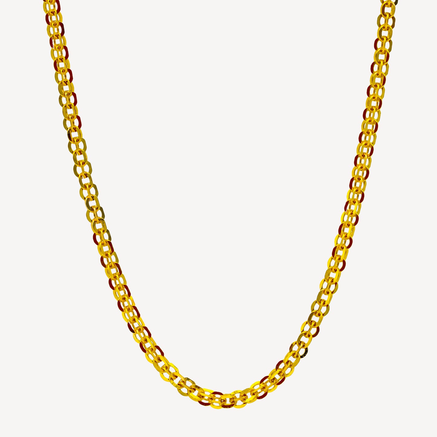 916 Gold Multi Link Necklace