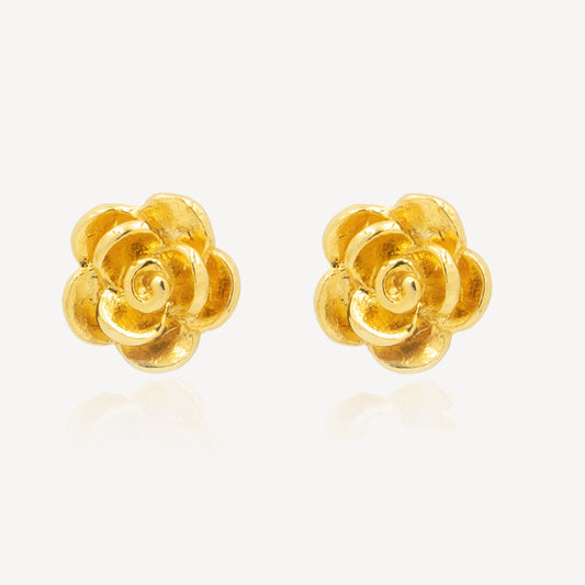 Spectacular gold earring collection in Singapore | JJ Jewellery