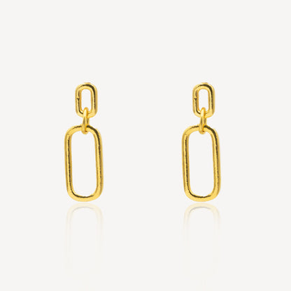 916 Gold Stella Earrings