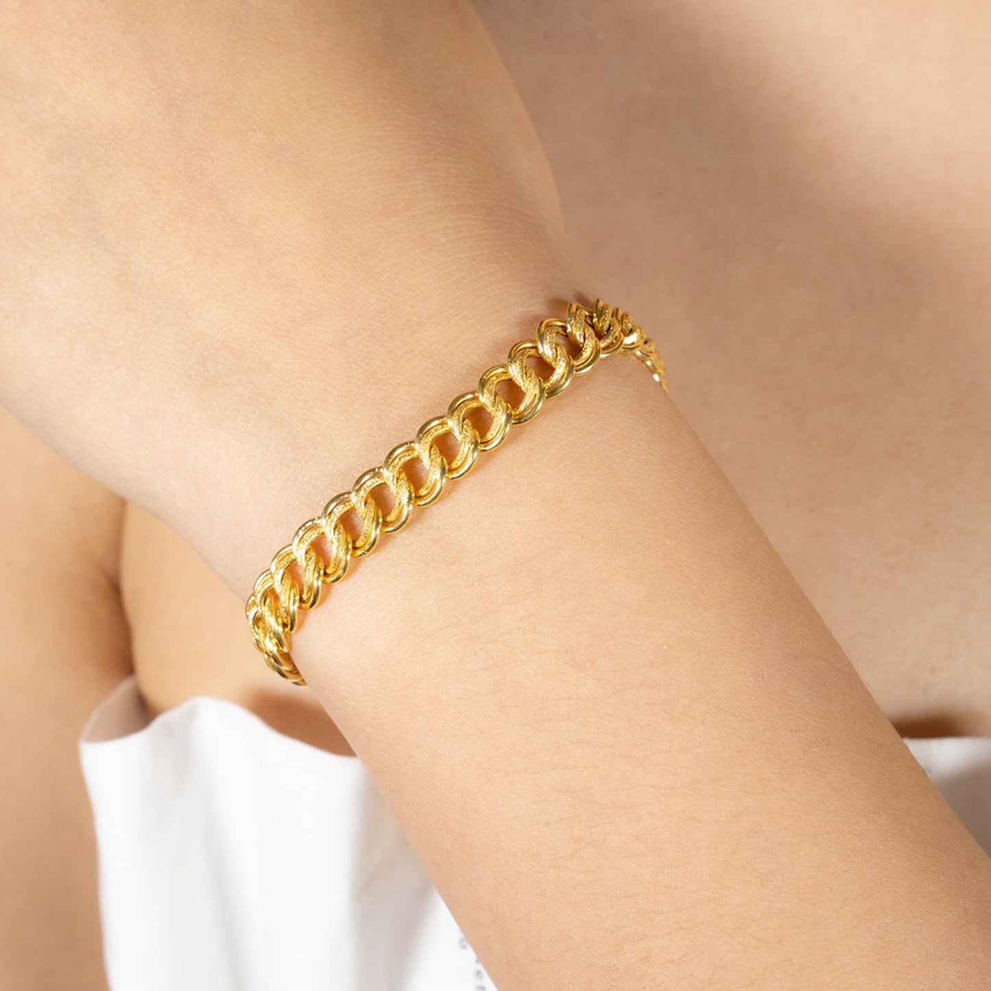 916 Gold CoCo Bracelet (7mm series)