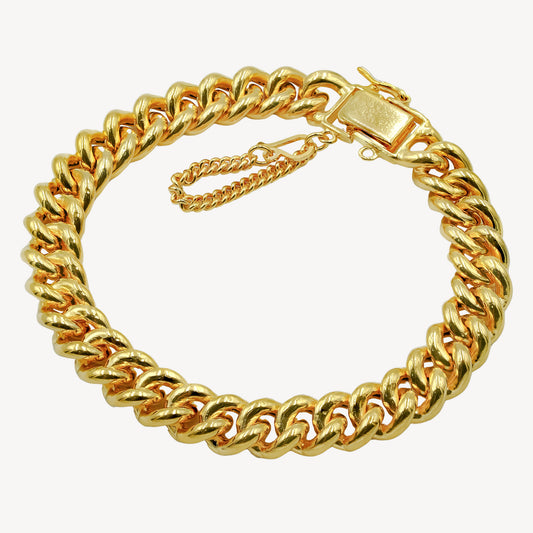 916 Gold Mega Fishbone Bracelet