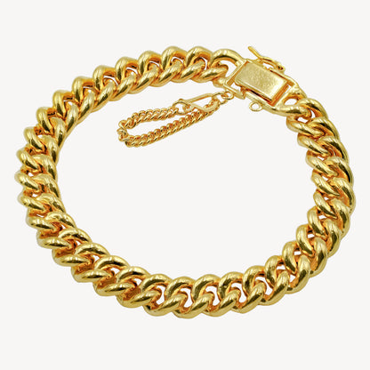 916 Gold Mega Fishbone Bracelet