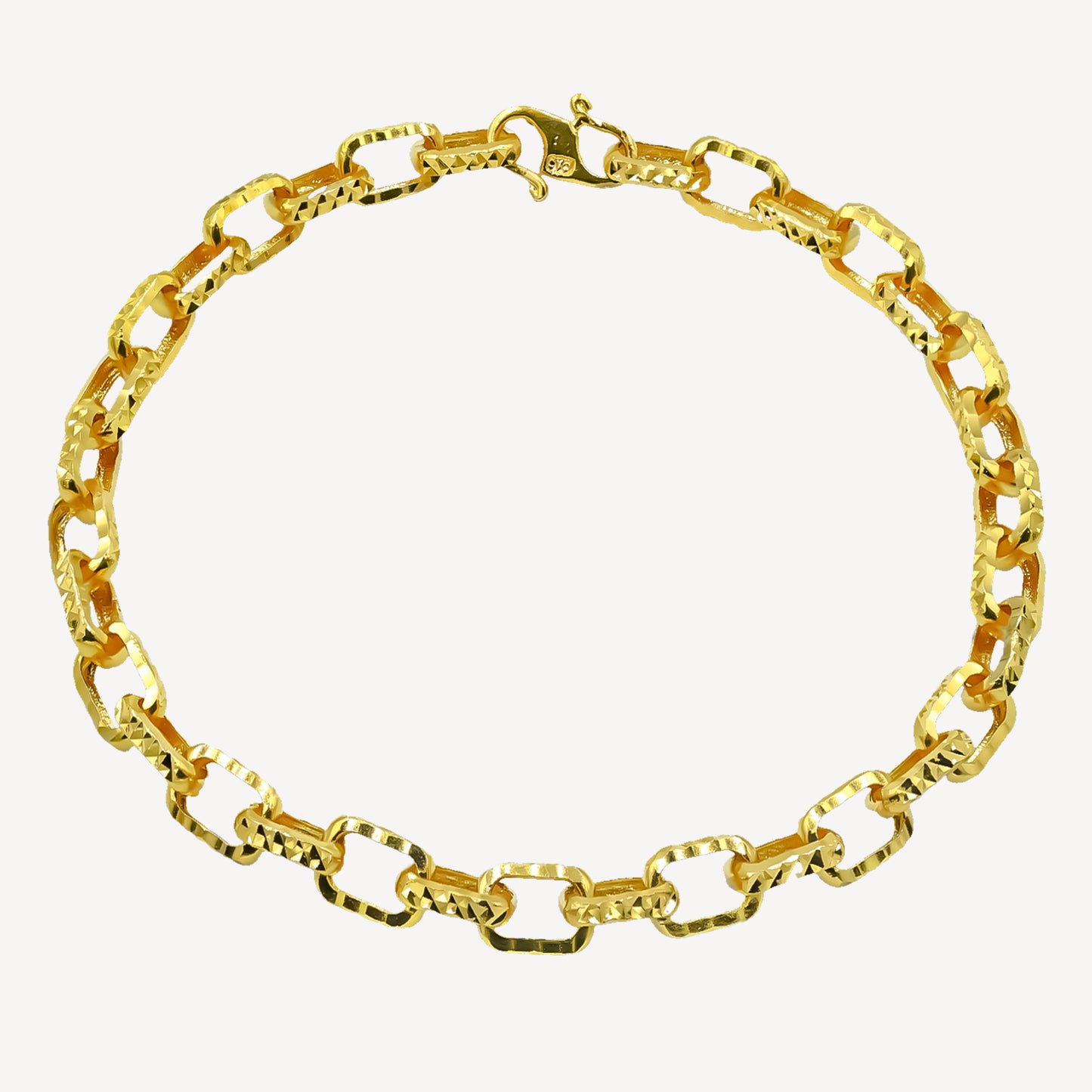 916 Gold Shining Wan Zi Bracelet