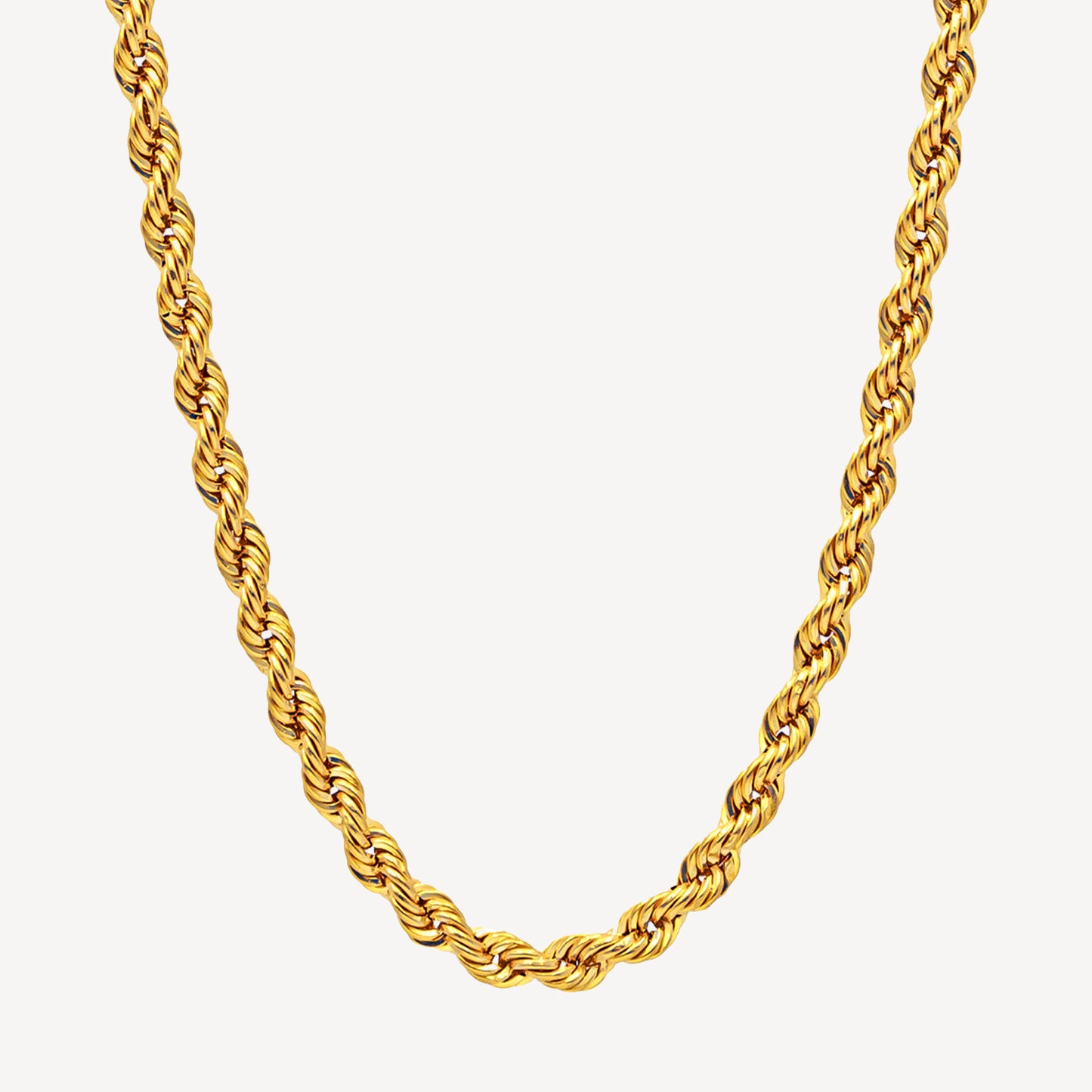916 Gold Hollow Rope Chain (1.5mm & 2mm Series) 18/20/22/24 Inches